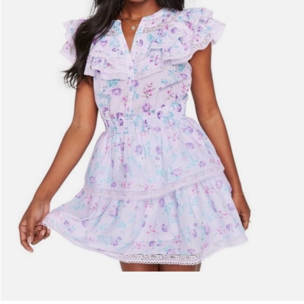 LoveShackFancy Pastel Floral Dress